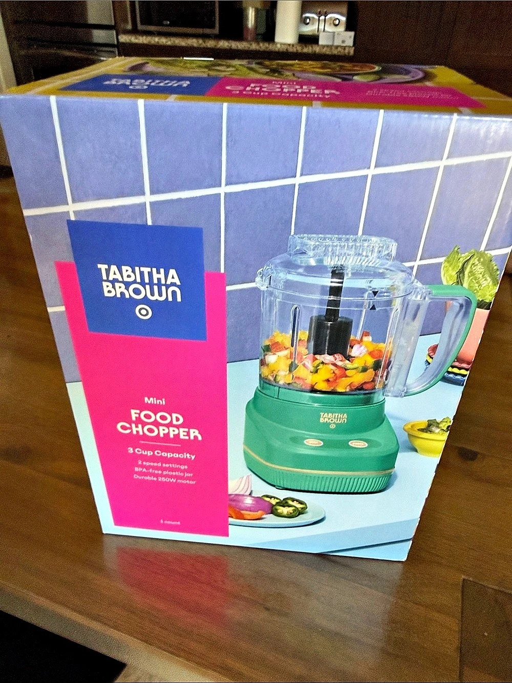 Tabitha Brown Mini Food Chopper Green NWT